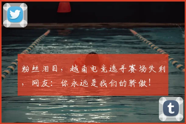 粉丝泪目，越南电竞选手赛场失利，网友：你永远是我们的骄傲！